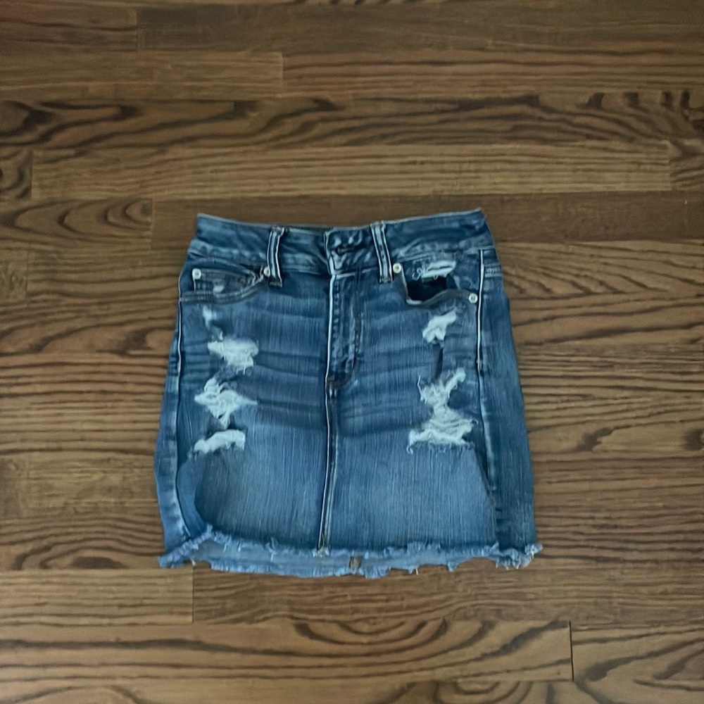 jean skirt